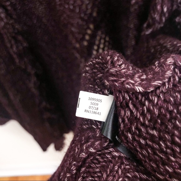 NEW Lane Bryant Fringe Plum Duster Cardigan 4X - Picture 14 of 15